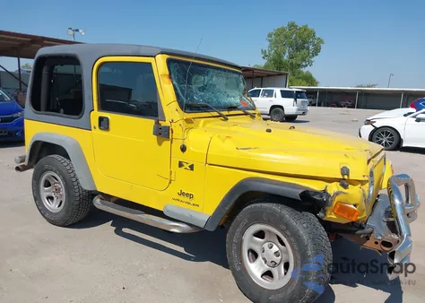 2004 Jeep Wrangler X из США, поврежденный, VIN 1J4FA39S24P783469